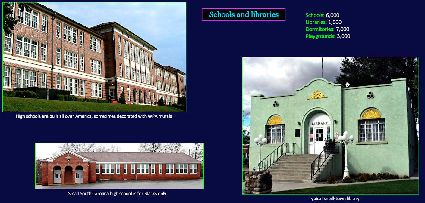 WPA schools and libraries